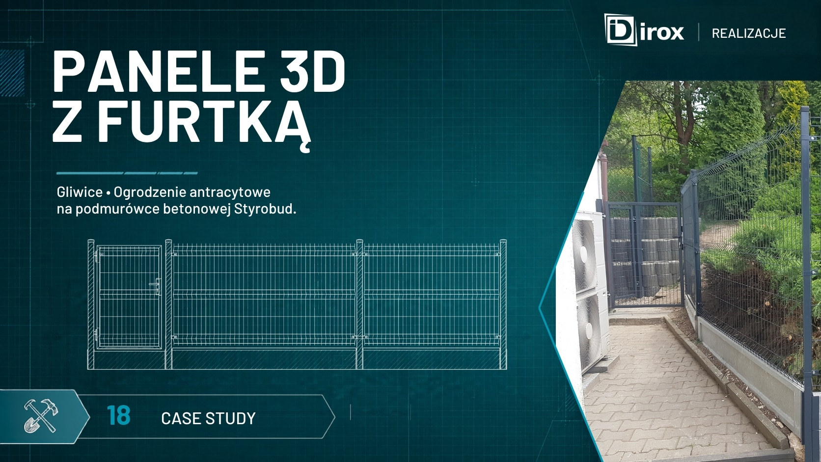 Ogrodzenie panelowe 3d w Gliwicach – kolejna udana realizacja naszej firmy