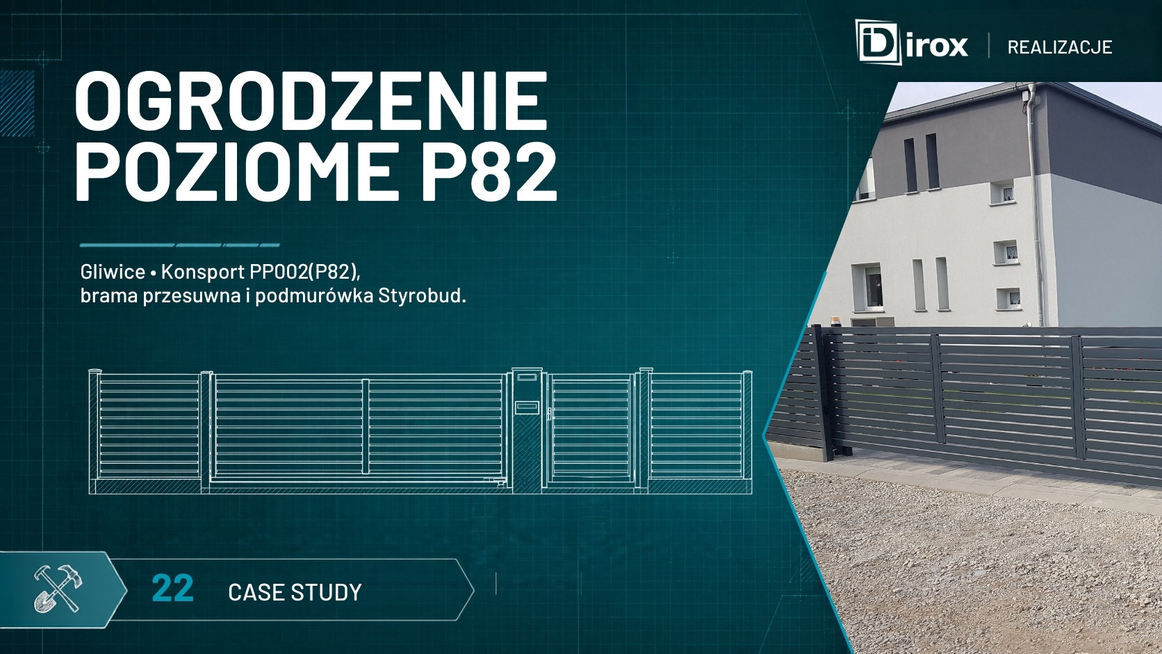Ogrodzenie panelowe Konsport PP002(P82) - kolejna nasza realizacja w Gliwicach